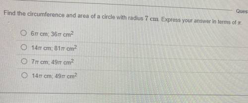 Please help me answer this question asap