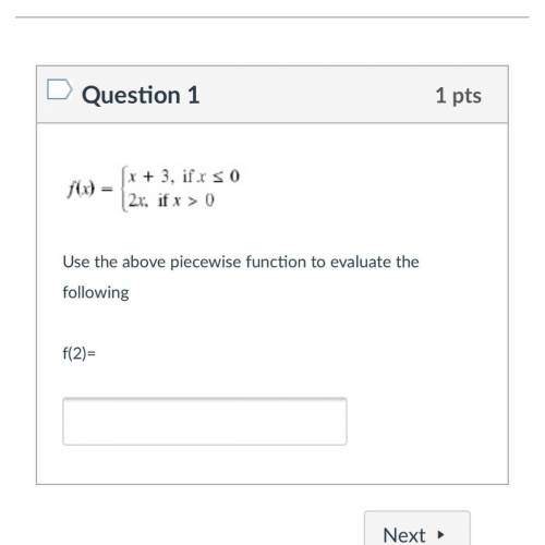 Evaluating Piecewise Functions 
PLEASE ASAP