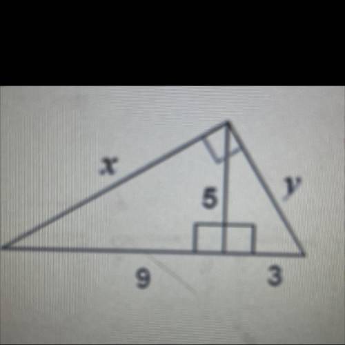 Find x and y. and perimeter