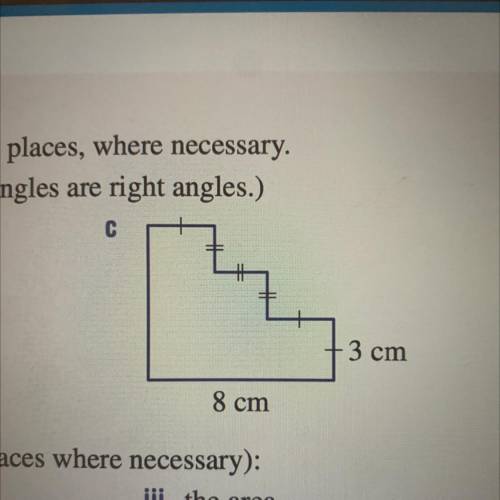 Find the perimeter of this shape
With solution please
