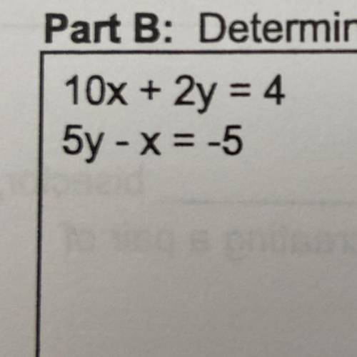 Determine if the two lines are parallel, perpendicular, or neither. Show the work used to get your