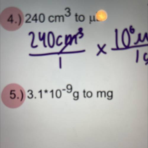 Chemistry Conversions Help!!