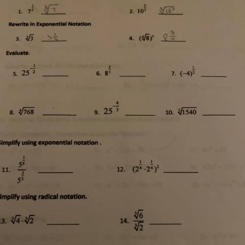 Please help summer work how do you evaluate these?