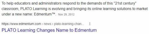 To answer the on-going silent debate, yes, plato and Edmentum are the exact same thing, they just h