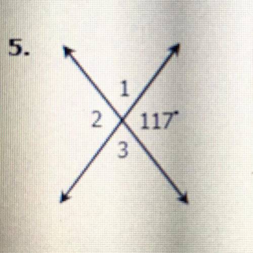 Use this image to find the measure of angles 1, 2, and 3.