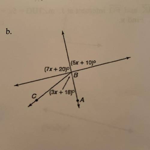 Find value of x thanks