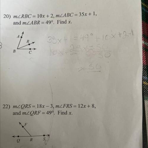 Need help with 20 and 22