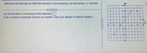 Really need help! Brainliest to correct!!

A) The function is increasing on the interval(s) ___?
B