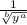 \frac{1}{\sqrt[b]{y^{a} } }