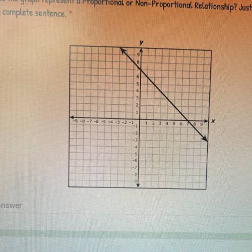13) Does the graph represent a Proportional or Non-Proportional Relationship? Justify your answer