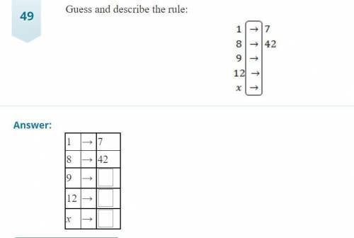 I cant figure out the rule on this so can you please look at the png and explain the answer please