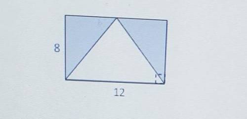 10. Find the area of the shaded region. the answer choices are as follows

96 square units48 squar