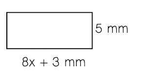 Simplify an expression for the perimeter of the rectangle. Please Helpp