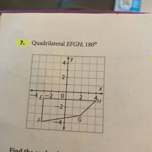 Quadrilateral EFGH; 180