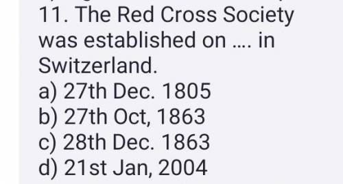 what is the full date of Red Cross Society establishment in Switzerland?? plzzzzzzzzzzzz answer me