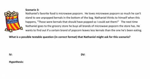 Nathaniel's favorite food is microwave popcorn. He loves microwave popcorn so much he can't stand t