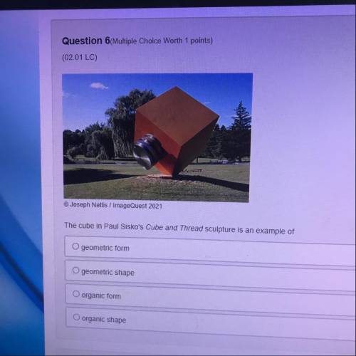 Plz help I don’t even understand this.

The cube in Paul Sisko's Cube and Thread sculpture is an e