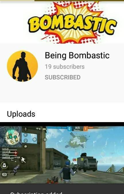 Channel name:- being bombastic like, comment and subscribe​