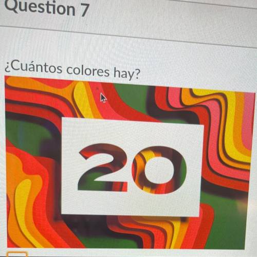 ¿Cuantos colores hay?