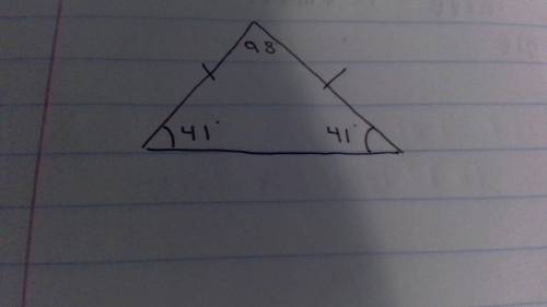 Can someone please help me ?

Classify the following triangle Check all that apply
A. Right
B. Sca