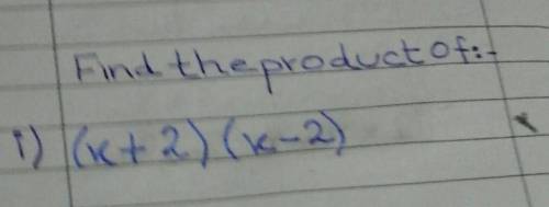 Find the product of ​