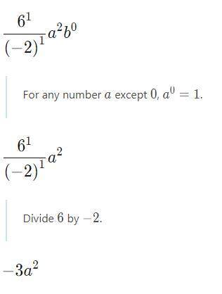 Directions: Simplify the following monomials.SHOW THE STEPS!

ANYONE PLEASE HELP ME I REALLY NEED T