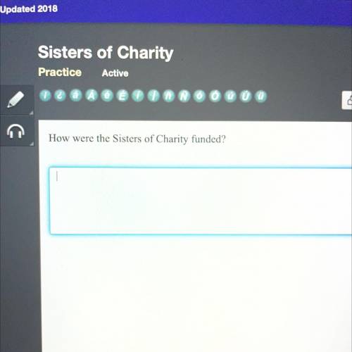 How were the Sisters of Charity funded?