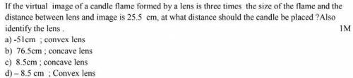 Class 10 physics question about light chapter