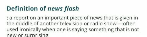 What are the features of news flash