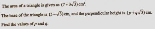 I can't do this question, and don't have the answer to refer to, could someone work this out?