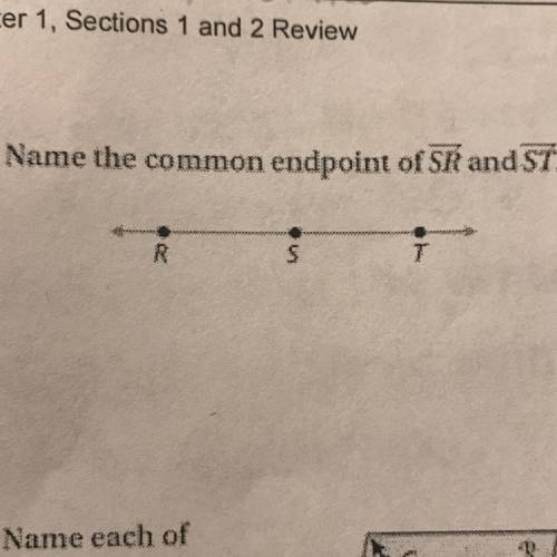 Name the common endpoint of SR and ST