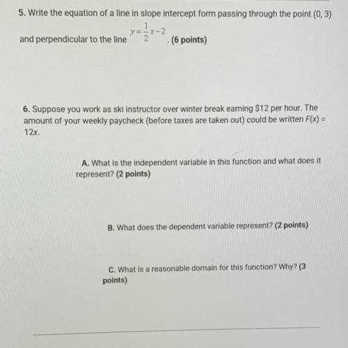 Need Help Math 2 (Image)