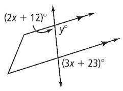 Find the value of x. then find the measure of each labeled angle.