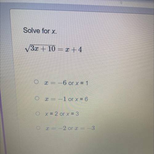 Help me please solve for x
