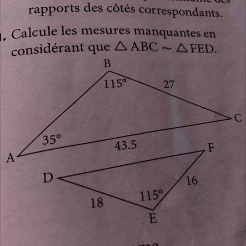 What’s the answer and why I need an explanation please. Btw the question says (calculate the mesure