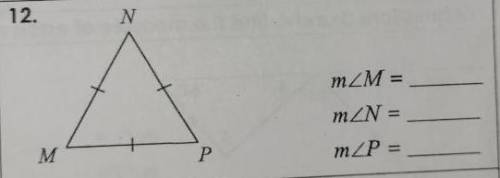 Find each missing measure of this triangle
