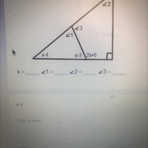 I need to know the answer to what x= <1= <2= <3=