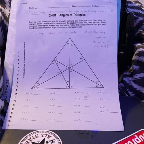 2-8B angles of triangles
pls help i’m desperate