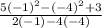 \frac{5(-1)^2 - (-4)^2 +  3}{2(-1) -4(-4)}