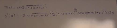 Find the derivative of the trigonometric function.