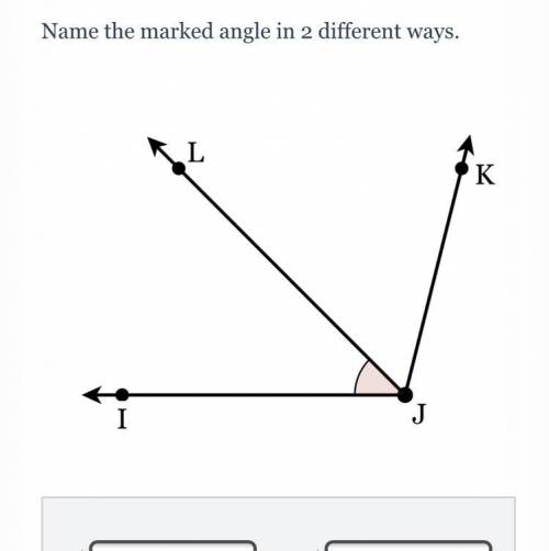 Name The Marked Angles In 2 Different Ways.
