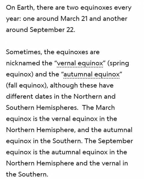 What is Equinox ? explain in detail