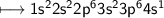 \\ \sf\longmapsto  1s^22s^22p^63s^23p^64s^1