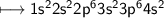 \\ \sf\longmapsto  1s^22s^22p^63s^23p^64s^2