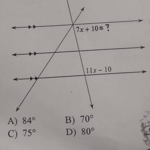 Find the measure of the angles indicated in bold. (?)