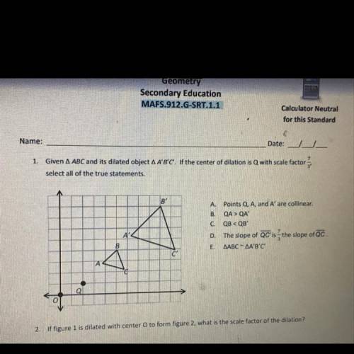 Answer question in the image it’s geometry