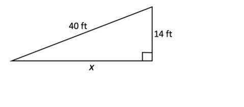 Find the length of x in the right triangle. Give your answer to two decimal places. SHOW YOUR WORK