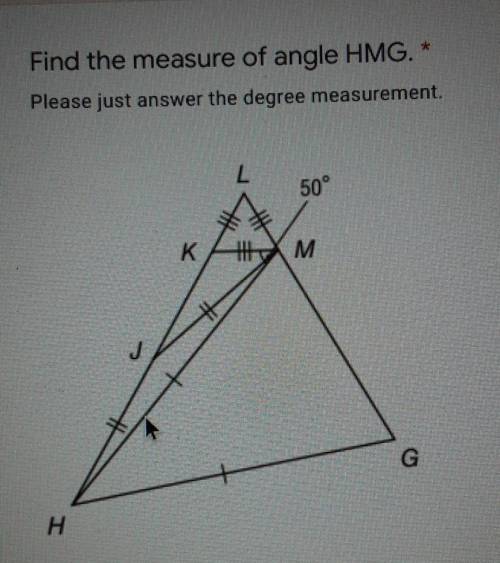 Find the measure of angle of hmgPLS HELP AND SHOW WORK