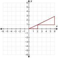 What is the slope of the diagonal line on the larger triangle? Explain how you found it.