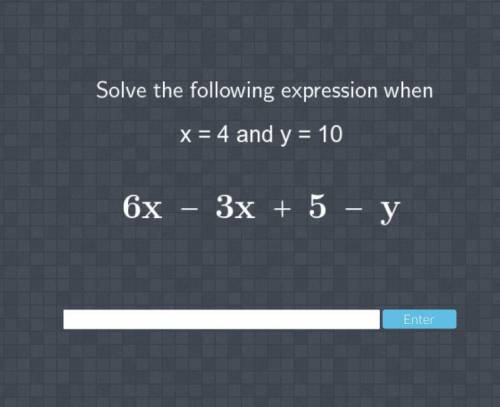 Algebraic expression with Order of Operations Please solve
Giving 15 Points